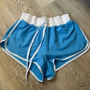 Wild Fable Blue and White Athletic Shorts